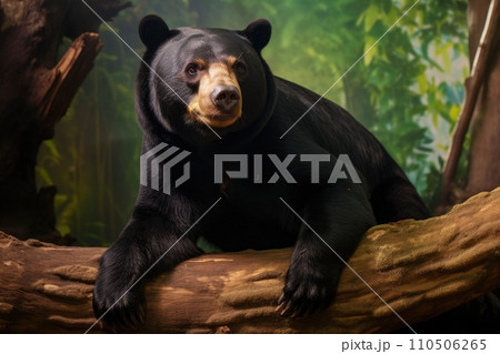 Sun bear also known as a Malaysian bear Sun bear also known as a Malaysian bear 110506265