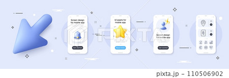 Communication, Attachment and Buying line icons pack. Phone screen mockup with 3d cursor. Alert, star and placeholder. Fake news, Parking, Winner cup web icon. Car service, 5g phone pictogram. Vector Communication, Attachment and Buying line icons pack. Phone screen mockup with 3d cursor. Alert, star and placeholder. Fake news, Parking, Winner cup web icon. Car service, 5g phone pictogram. Vector 110506902