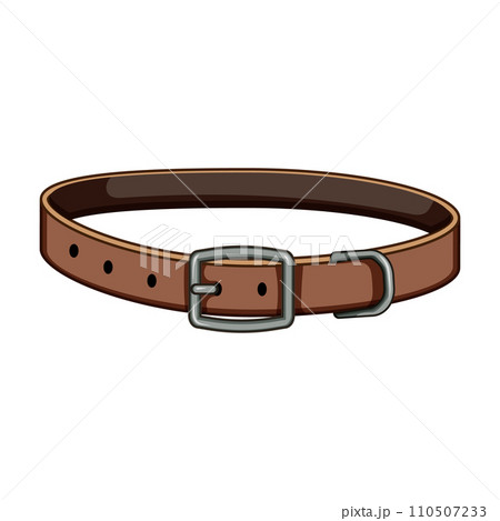 dog pet collar cartoon vector illustration 110507233