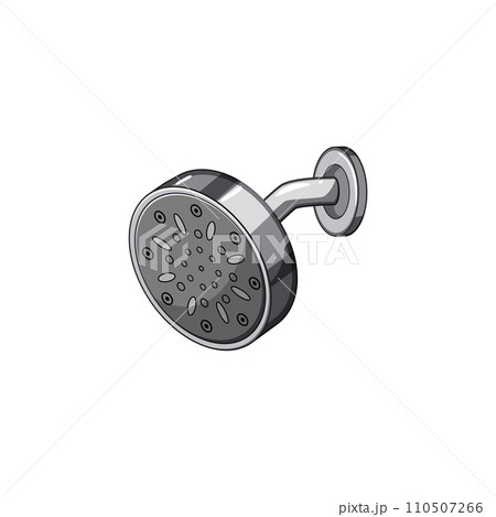 water shower head cartoon vector illustration 110507266