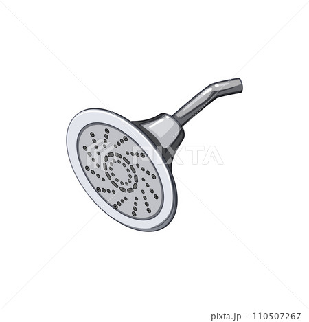 bathroom shower head cartoon vector illustration bathroom shower head cartoon vector illustration 110507267
