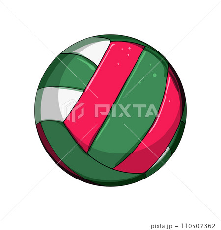 sport volleyball ball cartoon vector illustration 110507362