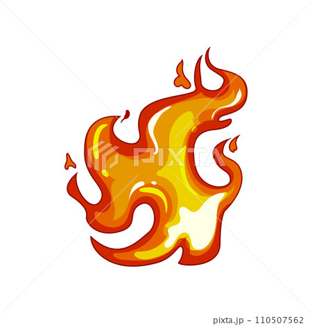 heat flame cartoon vector illustration 110507562
