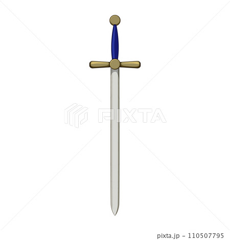 sharp medieval sword cartoon vector illustration sharp medieval sword cartoon vector illustration 110507795
