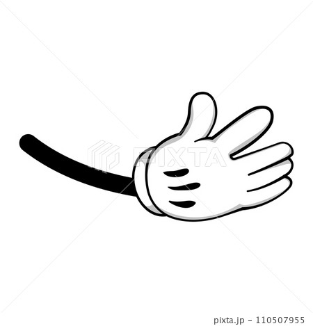 hold cartoon hand cartoon vector illustration 110507955