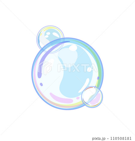 transparent soap bubbles cartoon vector illustration transparent soap bubbles cartoon vector illustration 110508181