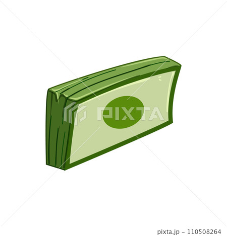 rich cash stack cartoon vector illustration 110508264