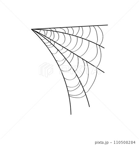 element cobweb cartoon vector illustration 110508284