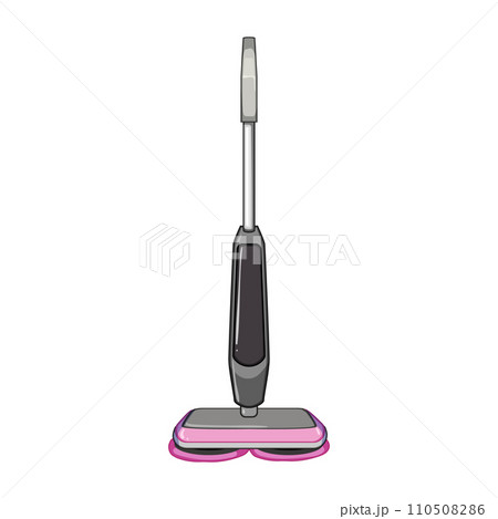 appliance electric mop cartoon vector illustration 110508286