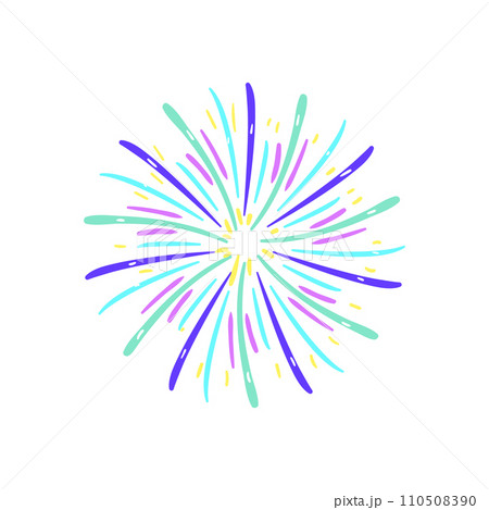 firework firework cartoon vector illustration 110508390
