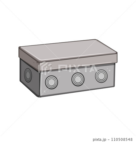 electrical junction box cartoon vector illustration 110508548