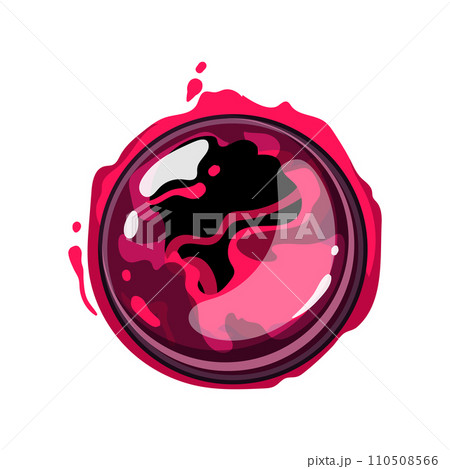effect magic ball sphere cartoon vector illustration 110508566