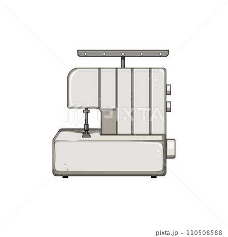 thread overlock cartoon vector illustration 110508588
