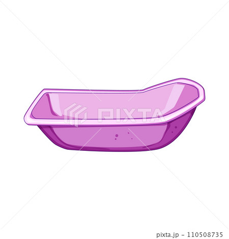 caucasian toddler bathtub cartoon vector illustration caucasian toddler bathtub cartoon vector illustration 110508735