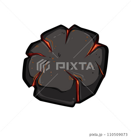 light fire ball cartoon vector illustration 110509073
