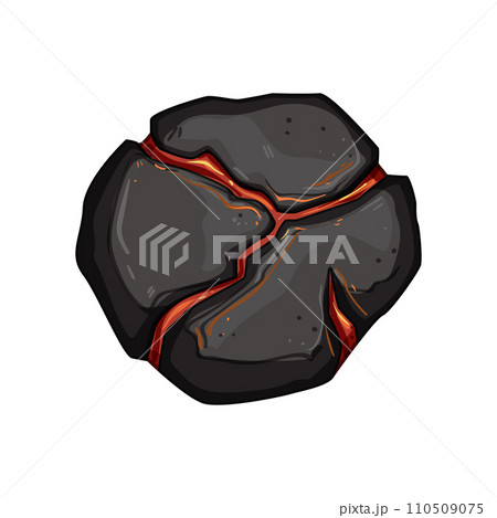effect fire ball cartoon vector illustration 110509075