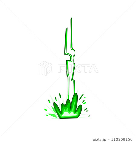 bolt lightning effect cartoon vector illustration 110509156