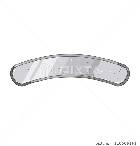 ui metal game button cartoon vector illustration 110509161