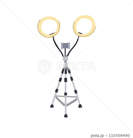 effect light ring cartoon vector illustration effect light ring cartoon vector illustration 110509490