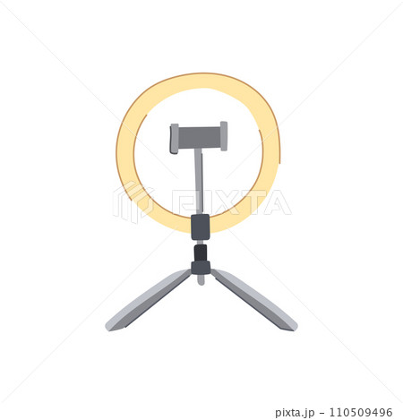glow light ring cartoon vector illustration 110509496