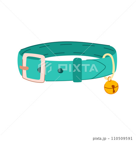 dog pet collar cartoon vector illustration 110509591