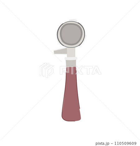 machine portafilter coffee cartoon vector illustration machine portafilter coffee cartoon vector illustration 110509609
