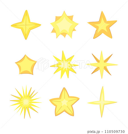 star set cartoon vector illustration star set cartoon vector illustration 110509730