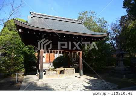 上御霊神社　手水舎　京都市上京区 110510543