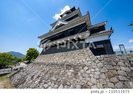 熊本県/ 熊本城（熊本城跡）天守閣石垣 110511675
