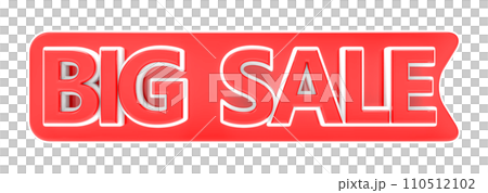 red sale sign with text and shadow 110512102