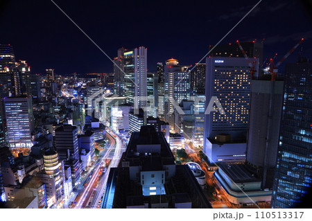 大阪駅前第3ビルからの夜景 110513317