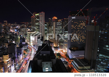 大阪駅前第3ビルからの夜景 大阪駅前第3ビルからの夜景 110513320