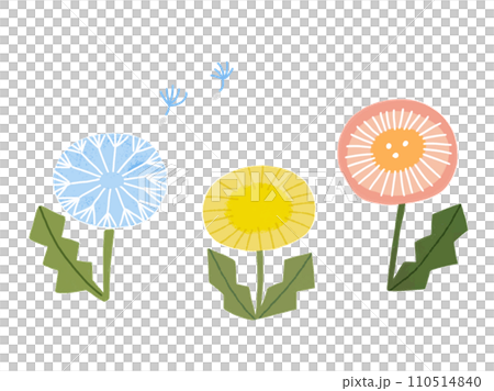 Vector illustration of hand drawn dandelion Vector illustration of hand drawn dandelion 110514840