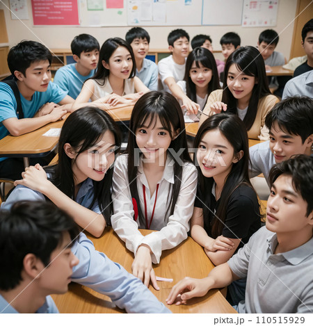 女子高校生　集合 