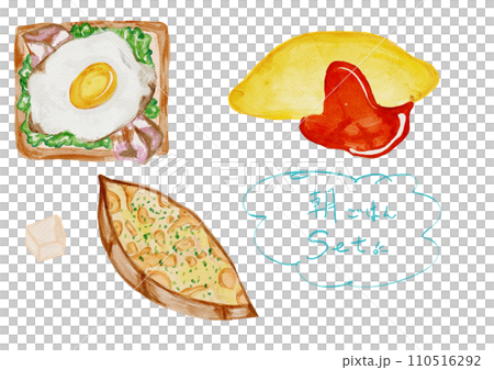 Breakfast/morning/brunch set 110516292