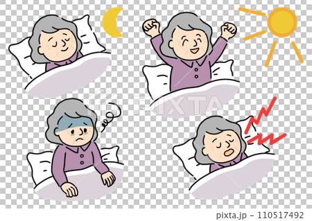 睡覺的高級女性的變體集 110517492