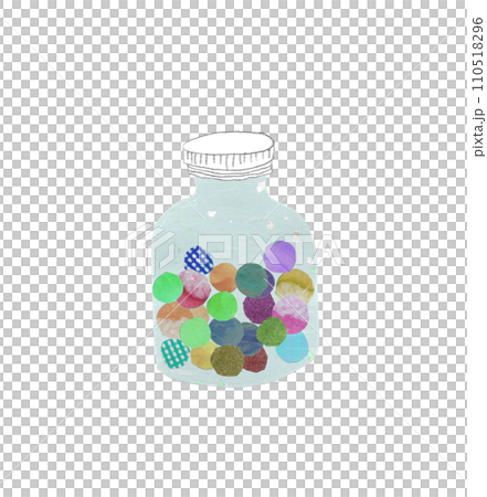 Colorful candy in a jar, retro candy Colorful candy in a jar, retro candy 110518296