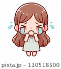 泣いている女の子 110518500