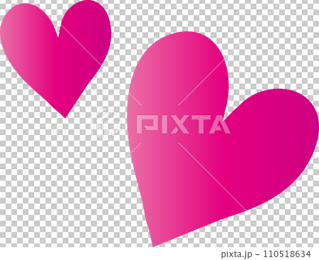 2個心形標記 110518634