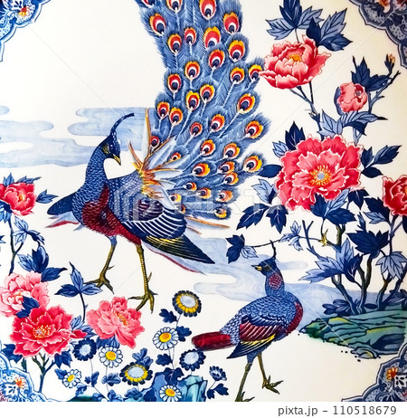 春の花と鳥 春の花と鳥 110518679