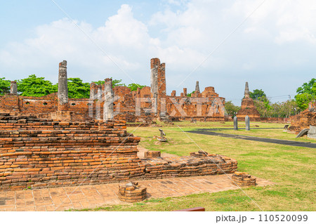 Wat Phra Sri Sanphet Temple in the precinct of Sukhothai Historical Park, a UNESCO World Heritage Site in Thailand 110520099