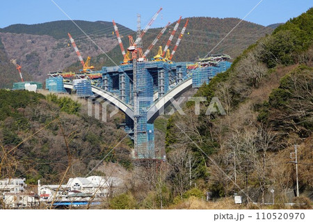 神奈川県足柄上郡山北町の御殿場線谷峨駅周辺の風景 110520970