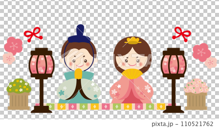 雛娃娃插畫素材 110521762