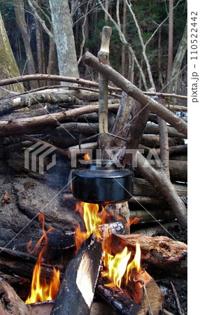 冬のブッシュクラフトキャンプ 110522442