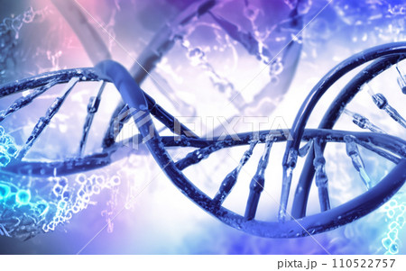 遺伝子イメージ　DNAイメージ 110522757