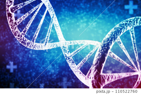 遺伝子イメージ　DNAイメージ 110522760