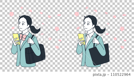 People Spring new life set/suit/uniform/woman/smartphone People Spring new life set/suit/uniform/woman/smartphone 110522964