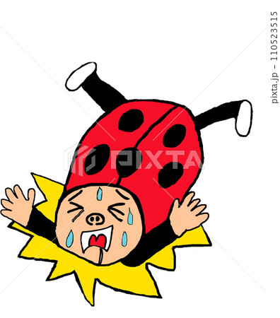 Angry Lady Bug Cartoon