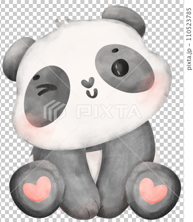 Baby Panda watercolor nursery art Baby Panda watercolor nursery art 110523785