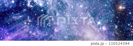 High quality space background. Starfield in outer space many light years far from the Earth. Elements of this image furnished by NASA. 110524394